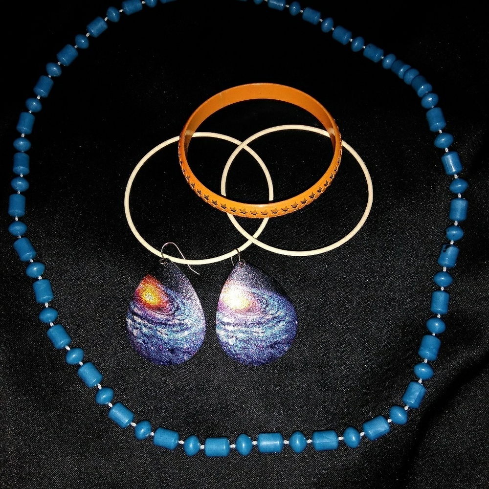 Galaxy Earrings & Jewelry Set